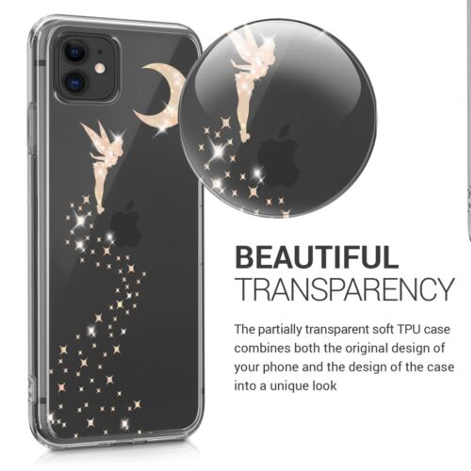 Husa pentru Apple iPhone 11, Silicon, Rose Gold, 49785.05 fotografia produsului View 4 L