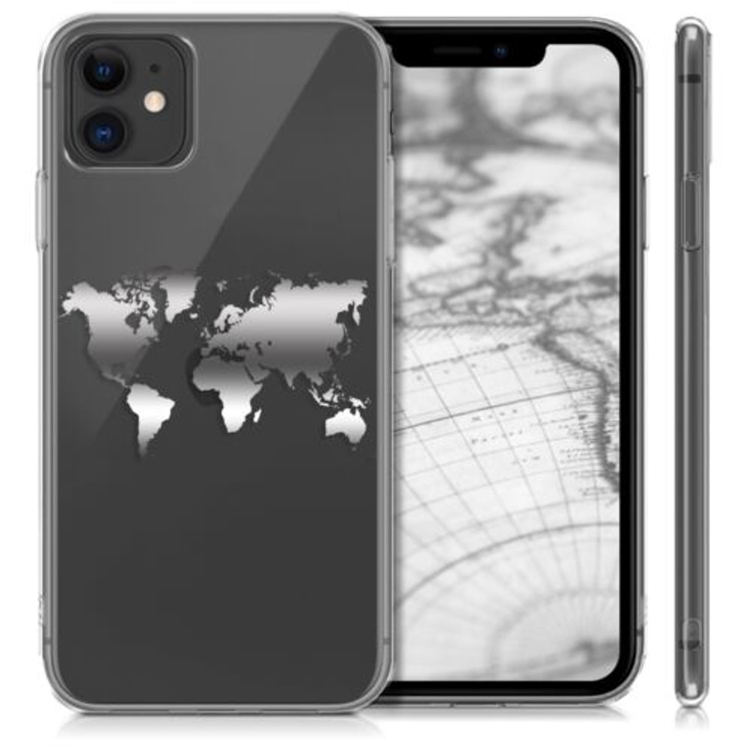 Husa pentru Apple iPhone 11, Silicon, Silver, 49785.11 fotografia produsului View 2 L