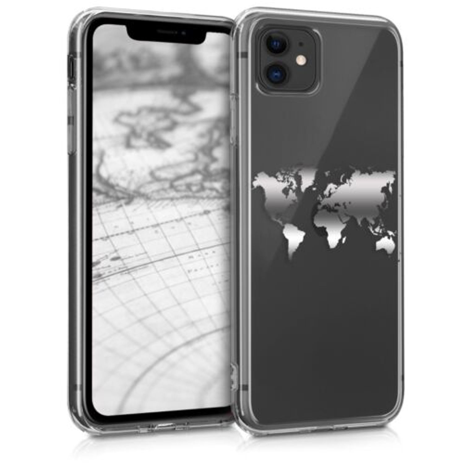 Husa pentru Apple iPhone 11, Silicon, Silver, 49785.11 fotografia produsului