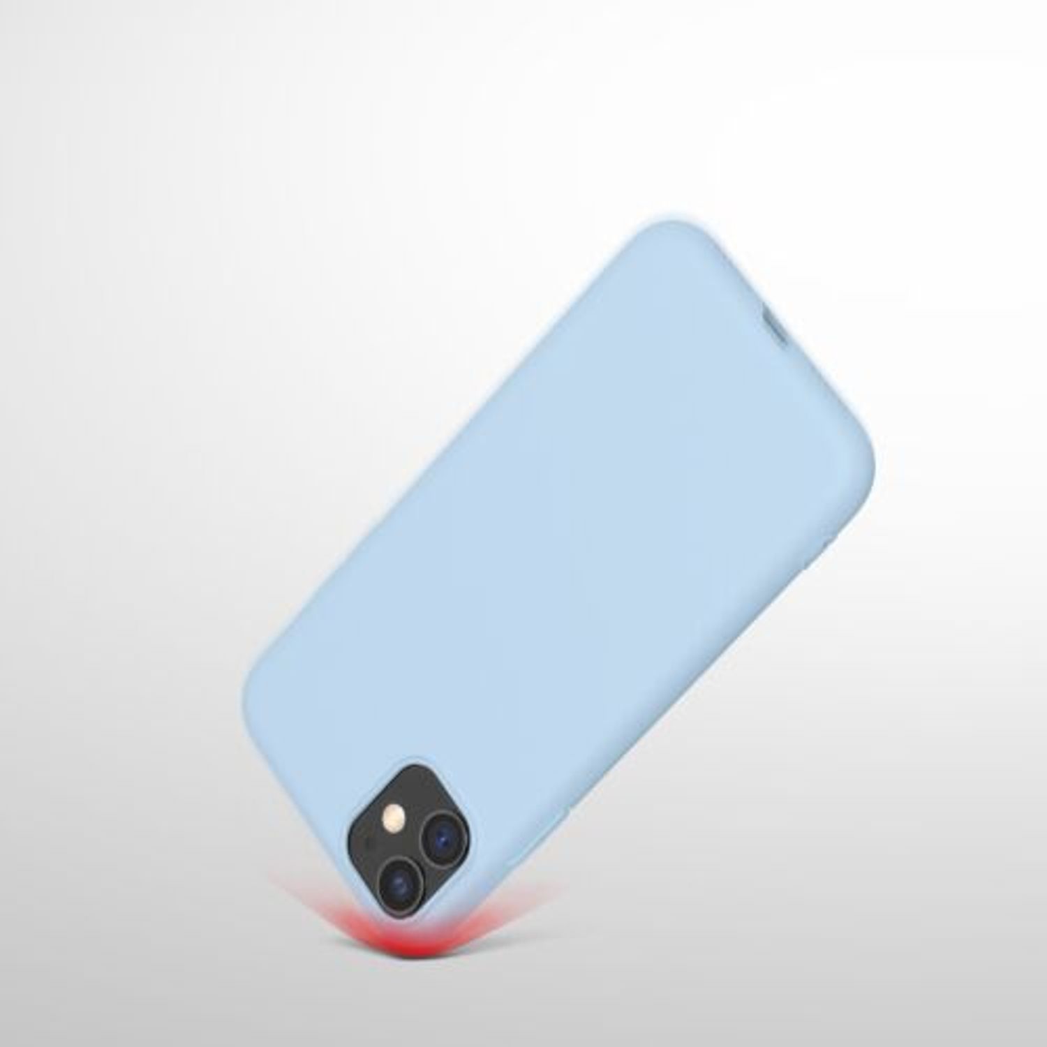 Husa pentru Apple iPhone 11, Silicon, Albastru, 49787.58 fotografia produsului View 8 L