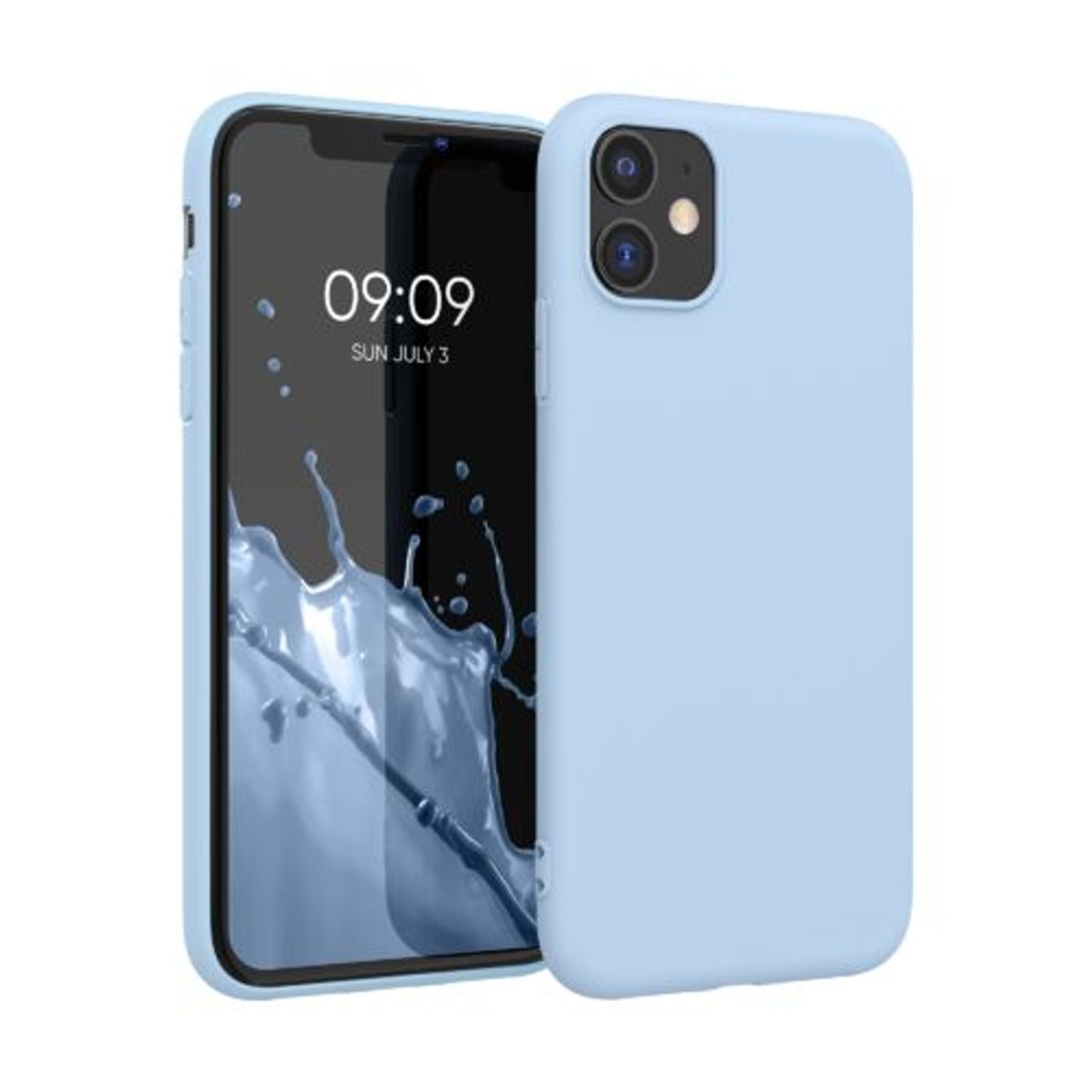 Husa pentru Apple iPhone 11, Silicon, Albastru, 49787.58 fotografia produsului