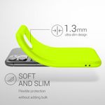 Husa pentru Apple iPhone 11, Silicon, Galben, 49783.75 fotografia produsului View 3 S