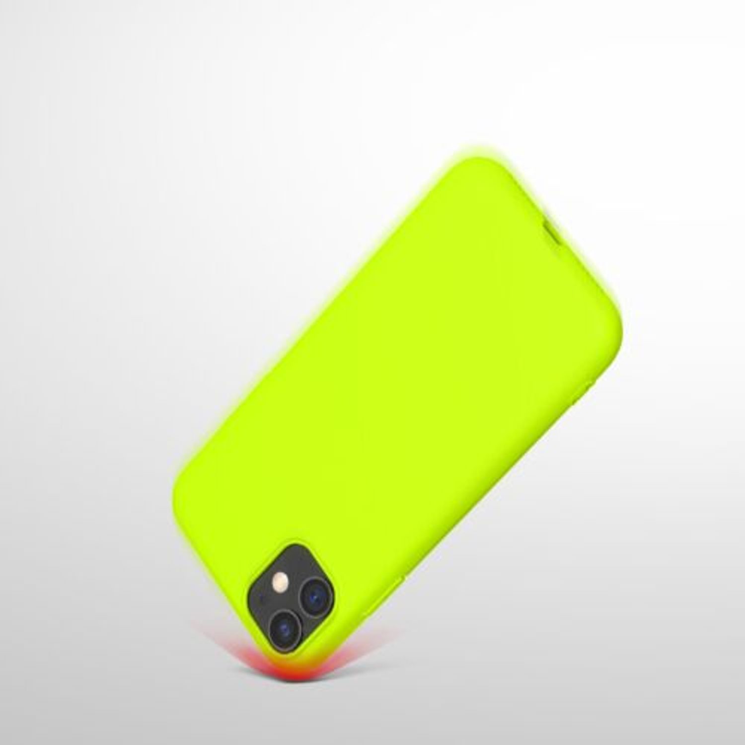 Husa pentru Apple iPhone 11, Silicon, Galben, 49783.75 fotografia produsului View 10 L