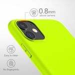Husa pentru Apple iPhone 11, Silicon, Galben, 49783.75 fotografia produsului View 4 S
