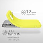 Husa pentru Apple iPhone 11, Silicon, Galben, 49787.119 fotografia produsului View 3 S
