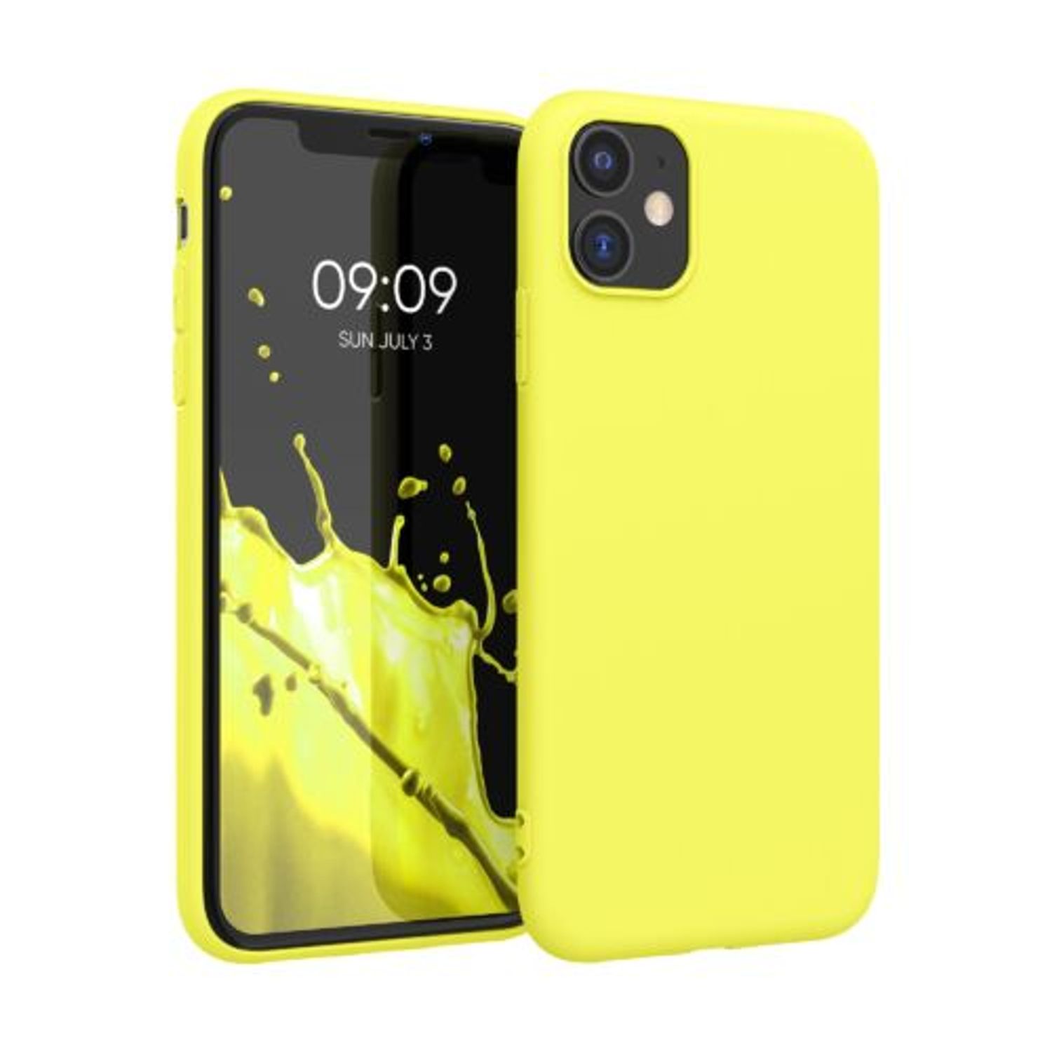 Husa pentru Apple iPhone 11, Silicon, Galben, 49787.119 fotografia produsului