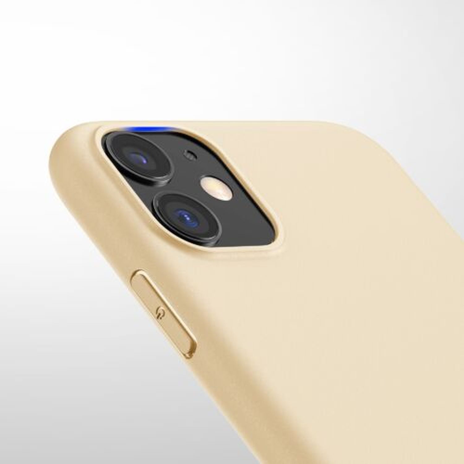 Husa pentru Apple iPhone 11, Silicon, Crem, 49787.125 fotografia produsului View 8 L
