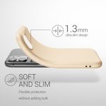Husa pentru Apple iPhone 11, Silicon, Crem, 49787.125 fotografia produsului View 5 S