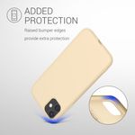 Husa pentru Apple iPhone 11, Silicon, Crem, 49787.125 fotografia produsului View 9 S