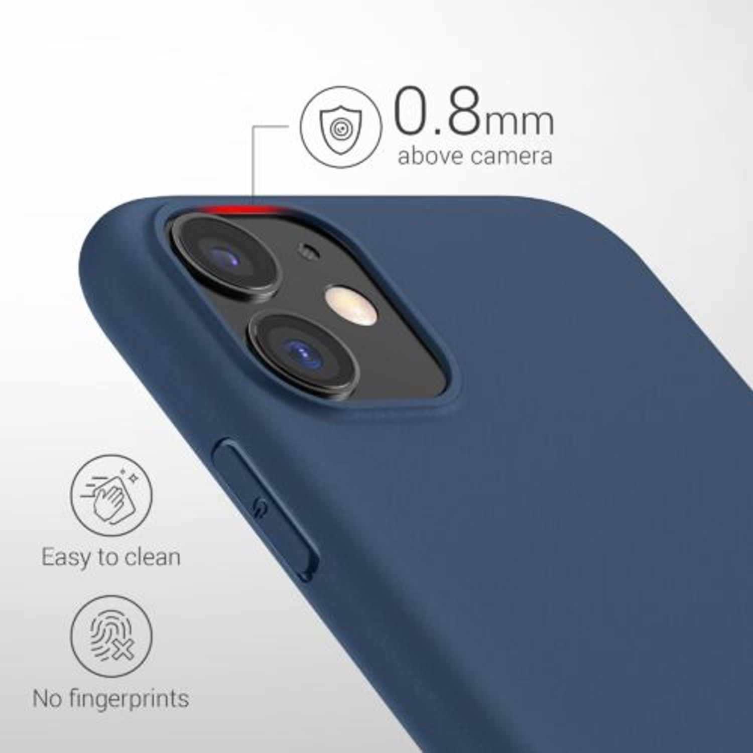 Husa pentru Apple iPhone 11, Silicon, Albastru, 49787.116 fotografia produsului View 4 L