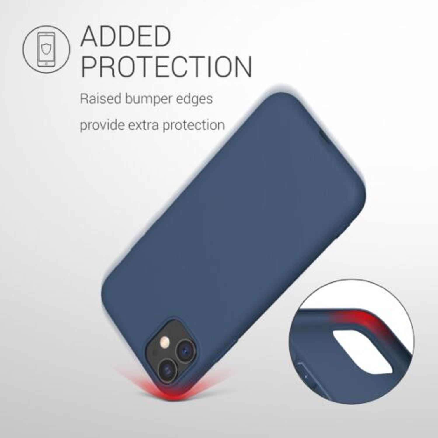 Husa pentru Apple iPhone 11, Silicon, Albastru, 49787.116 fotografia produsului View 7 L