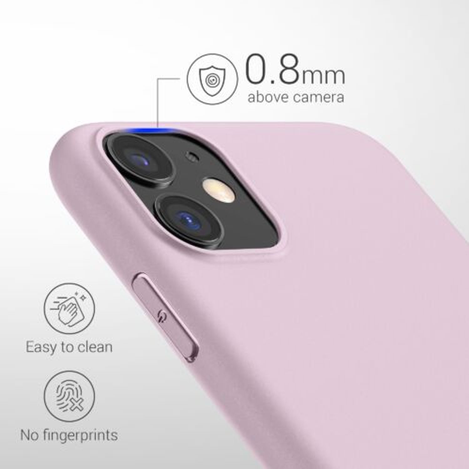 Husa pentru Apple iPhone 11, Silicon, Mov, 49787.140 fotografia produsului View 4 L