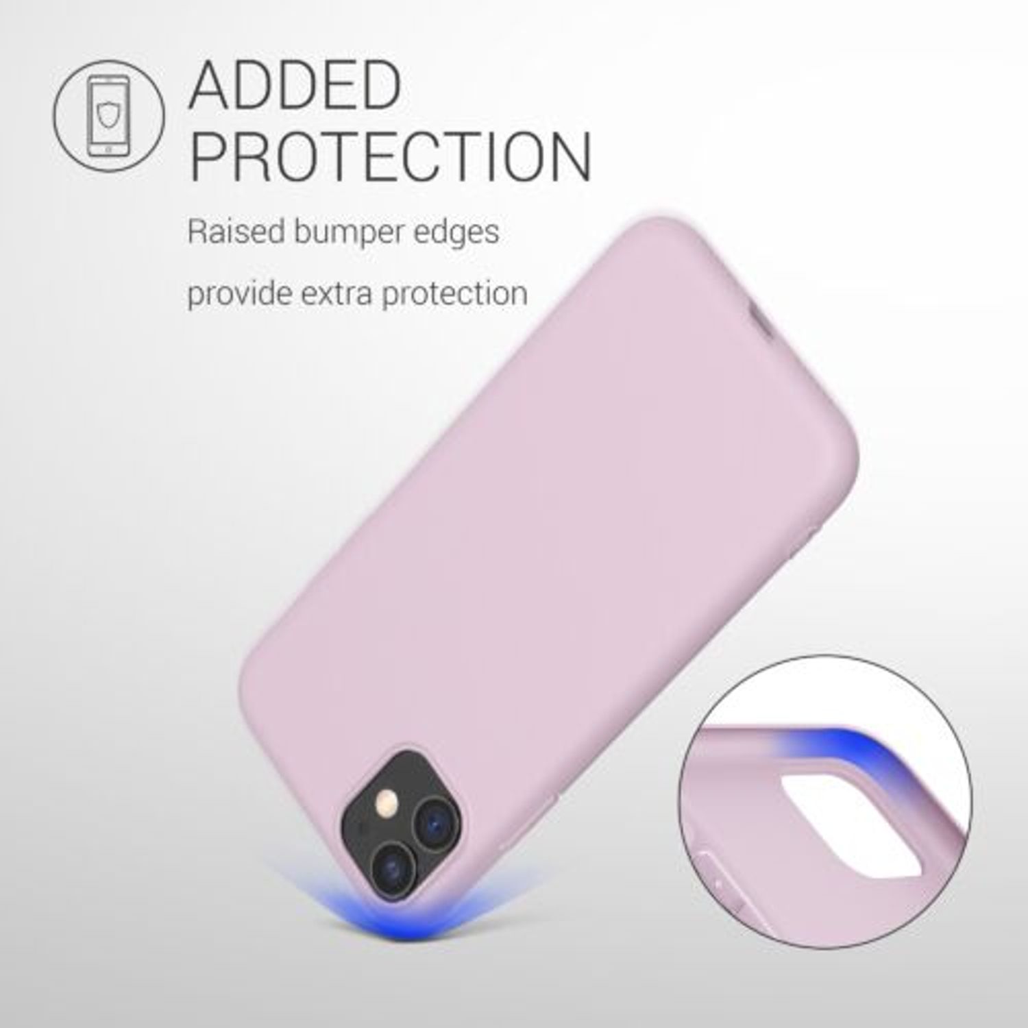Husa pentru Apple iPhone 11, Silicon, Mov, 49787.140 fotografia produsului View 10 L