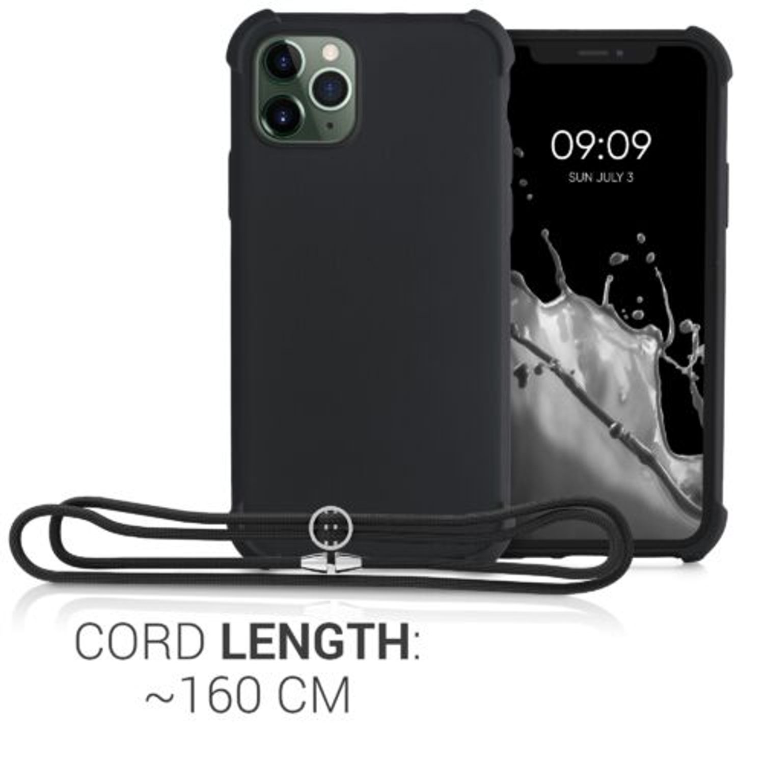 Husa pentru iPhone 11 Pro, Silicon, Negru, 55765.01 fotografia produsului View 3 L