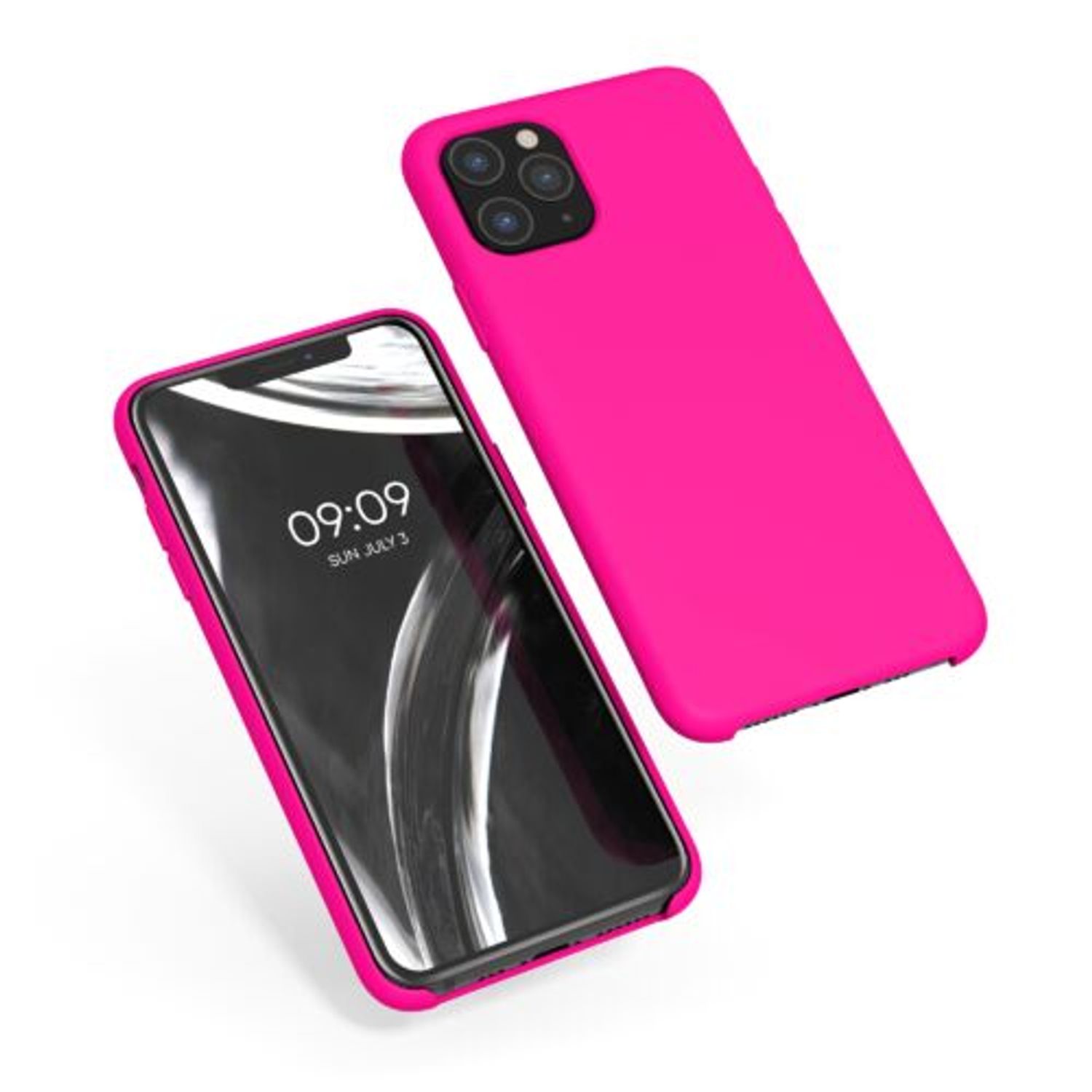 Husa pentru Apple iPhone 11 Pro, Silicon, Roz, 49726.08 fotografia produsului View 2 L