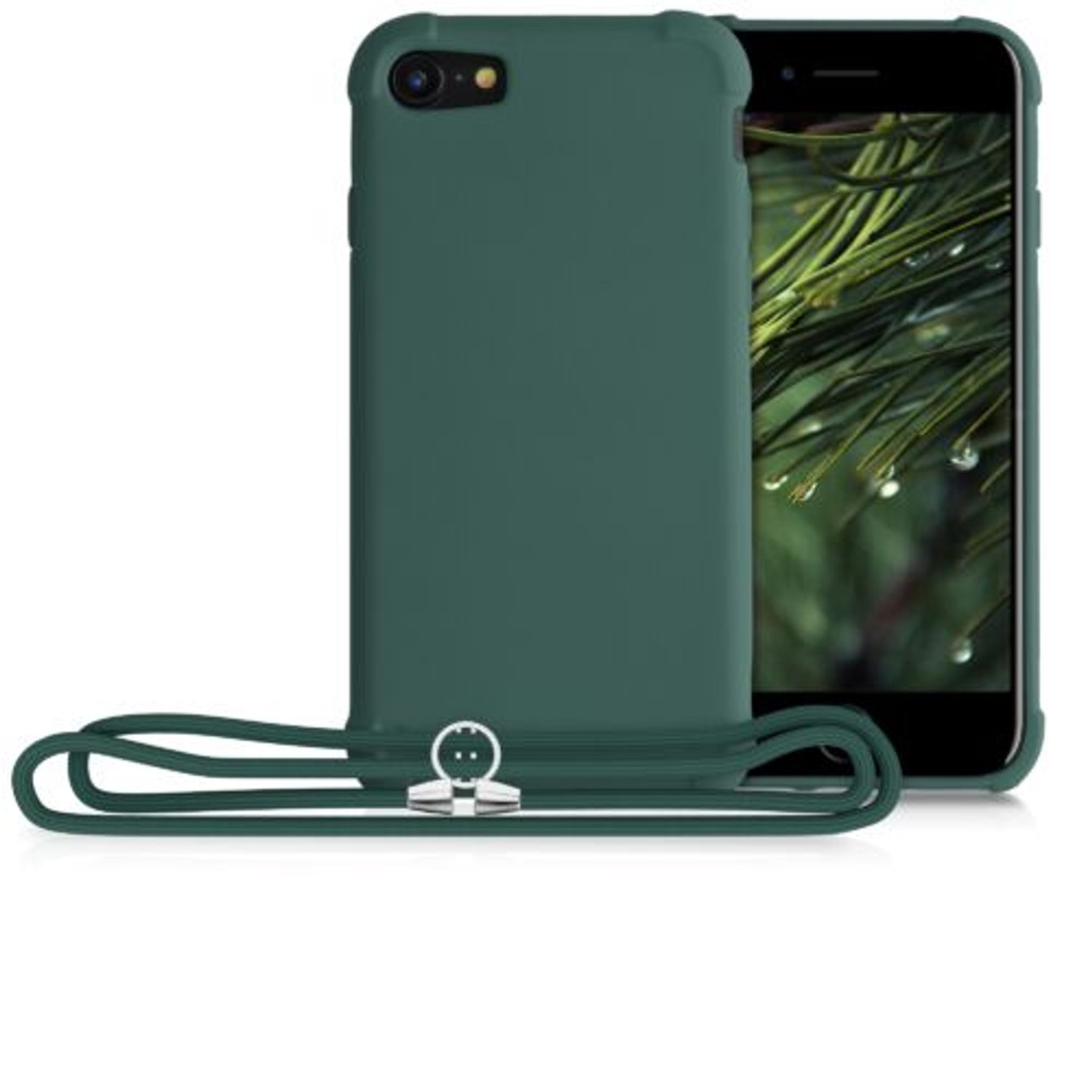 Husa pentru Apple iPhone 8/iPhone 7/iPhone SE 2, Silicon, Verde, 49920.80 fotografia produsului View 8 L