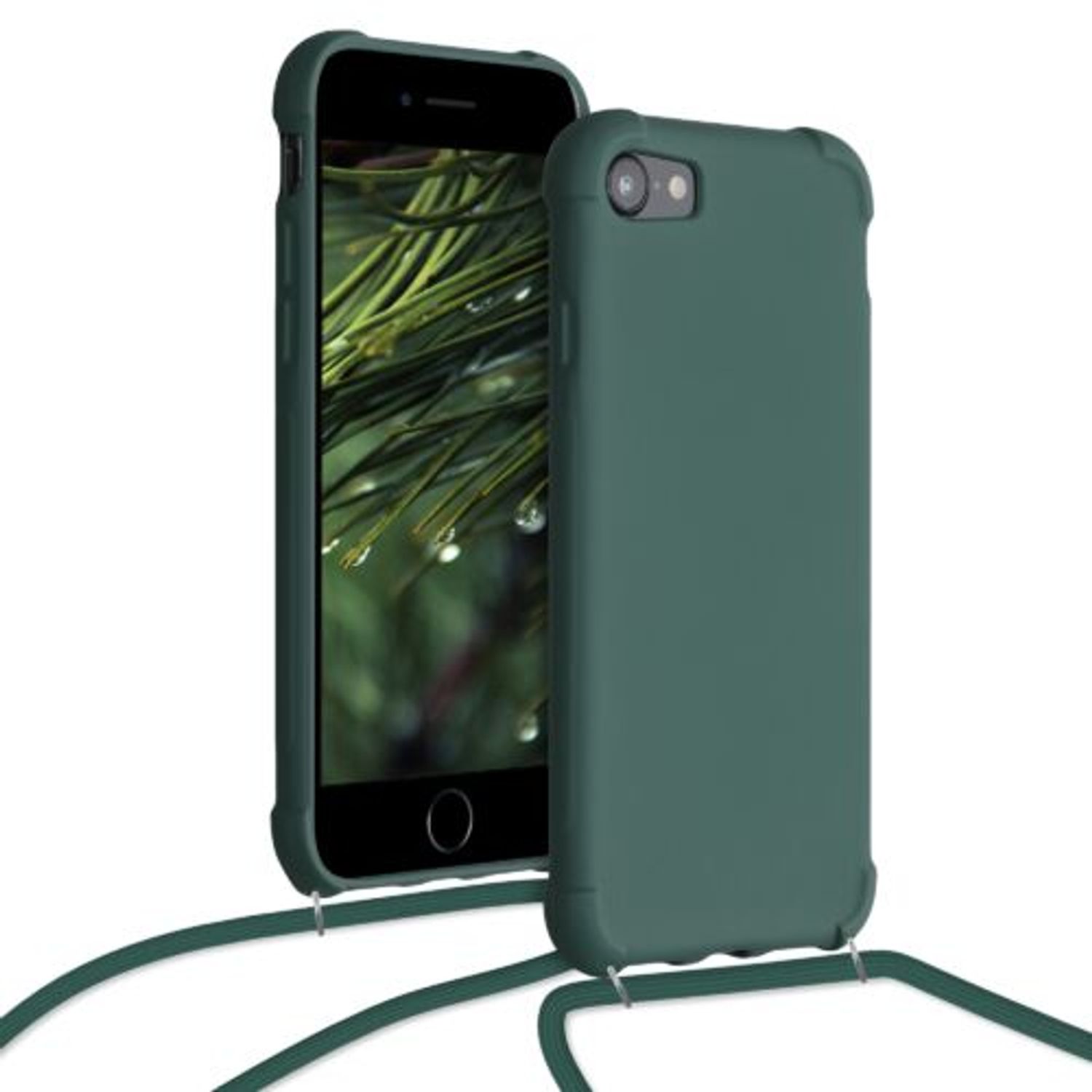 Husa pentru Apple iPhone 8/iPhone 7/iPhone SE 2, Silicon, Verde, 49920.80 fotografia produsului View 4 L