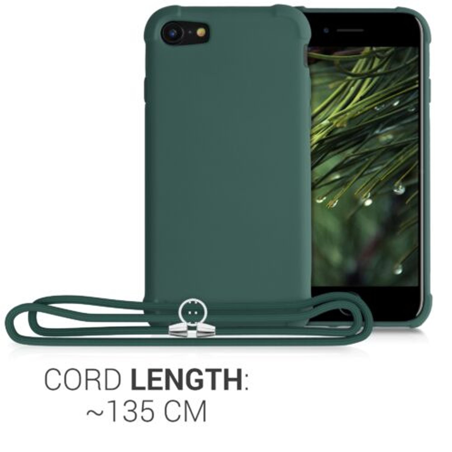 Husa pentru Apple iPhone 8/iPhone 7/iPhone SE 2, Silicon, Verde, 49920.80 fotografia produsului View 6 L