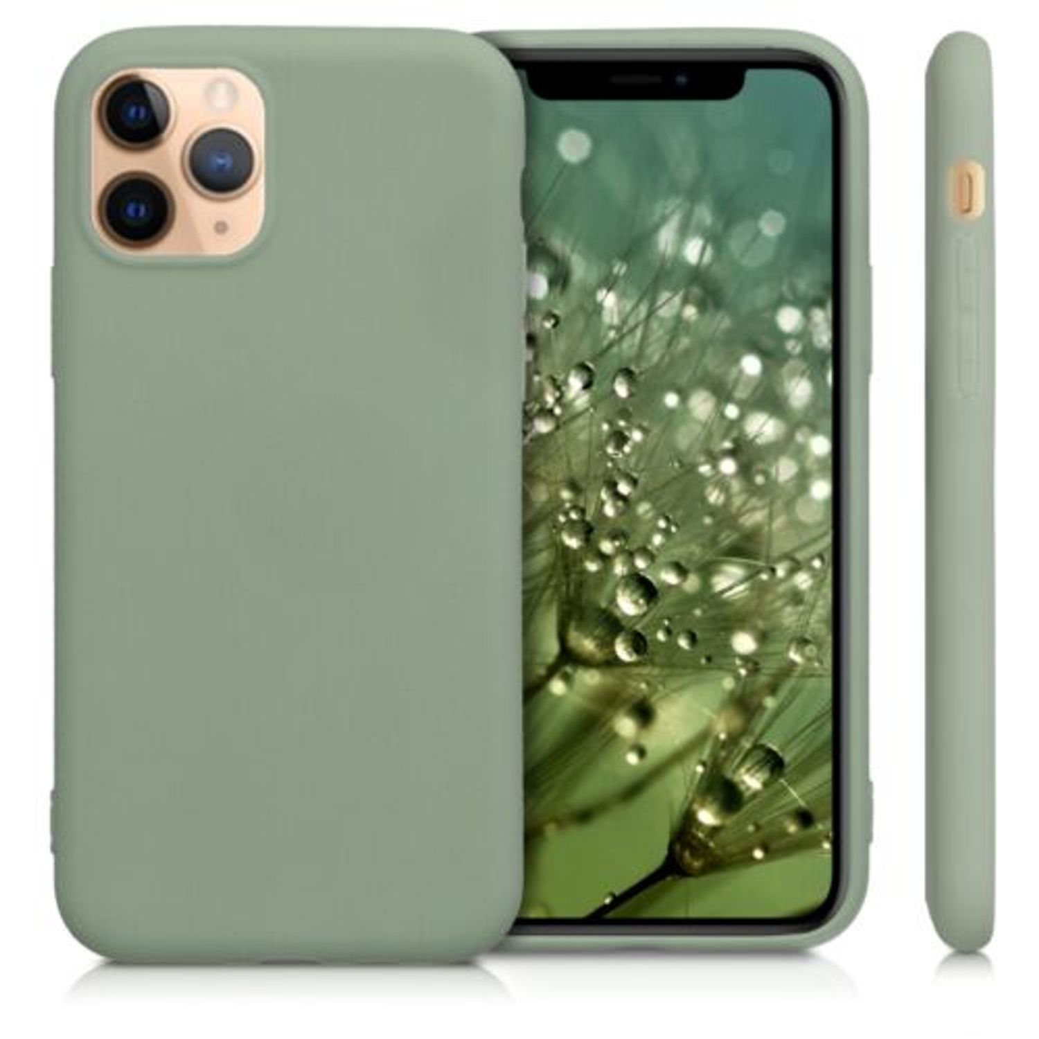 Husa pentru Apple iPhone 11 Pro, Silicon, Verde, 49788.172 fotografia produsului View 2 L