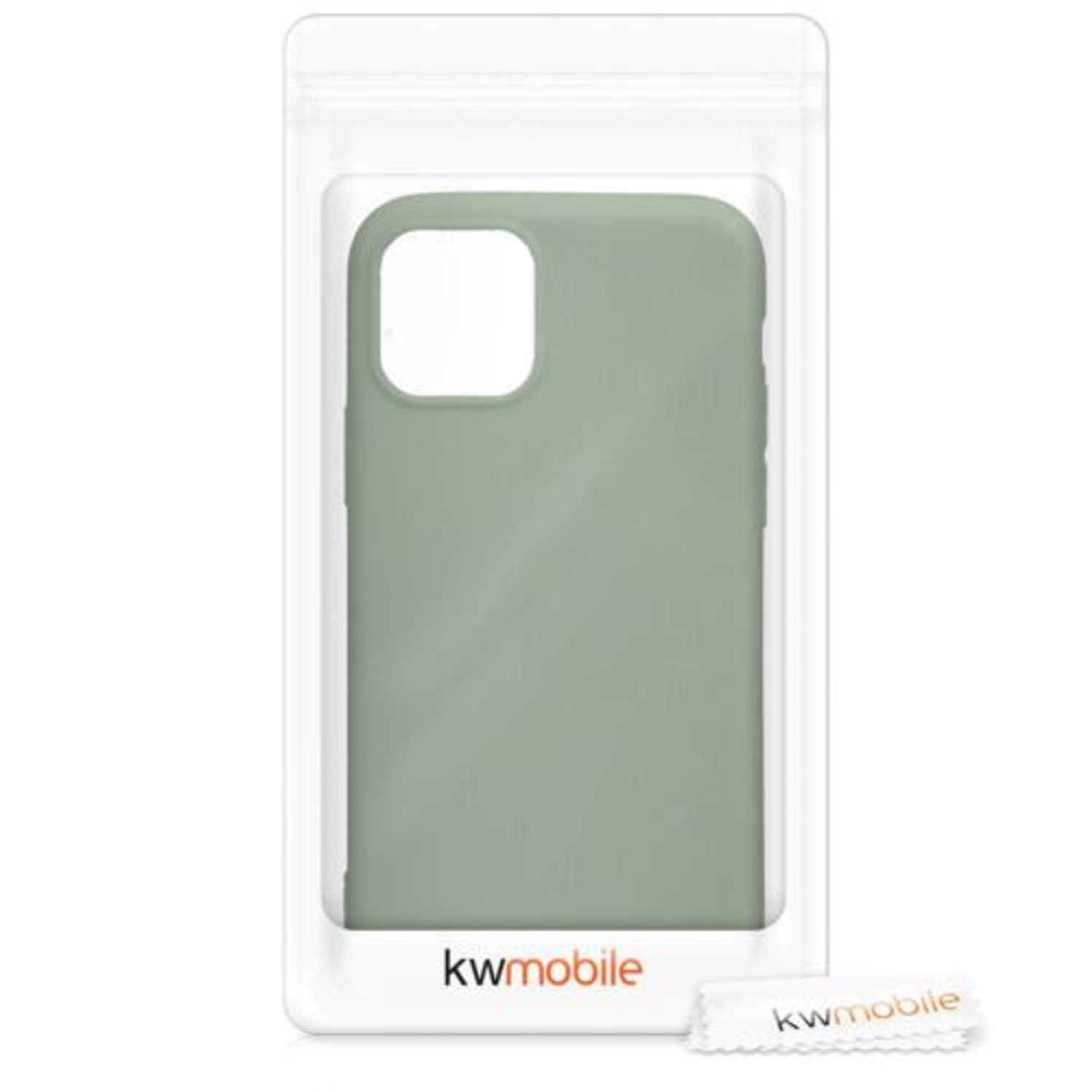Husa pentru Apple iPhone 11 Pro, Silicon, Verde, 49788.172 fotografia produsului View 7 L