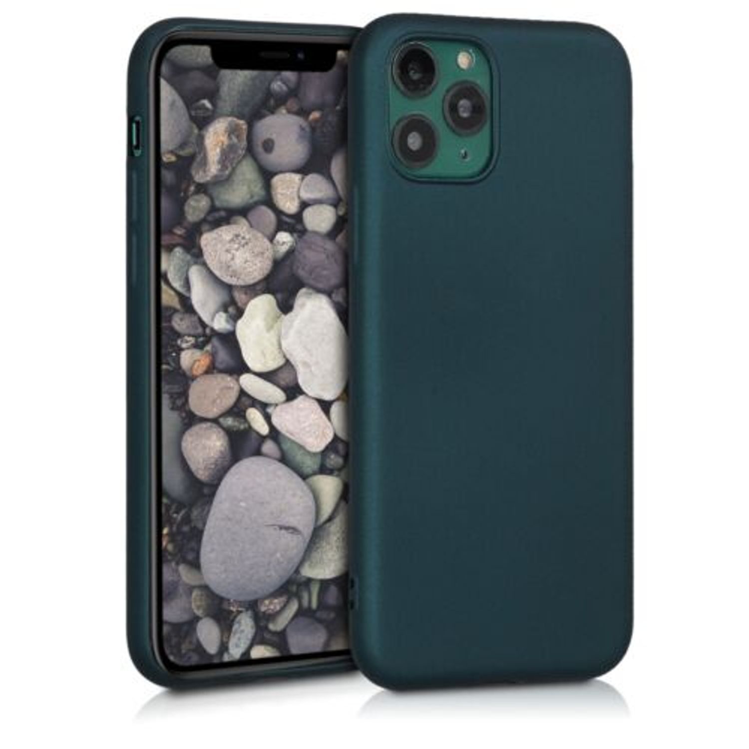 Husa pentru Apple iPhone 11 Pro, Silicon, Verde, 50760.14 fotografia produsului