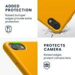 Husa pentru iPhone 8/iPhone 7/iPhone SE 2, Silicon, Portocaliu, 40225.201 fotografia produsului View 3 S