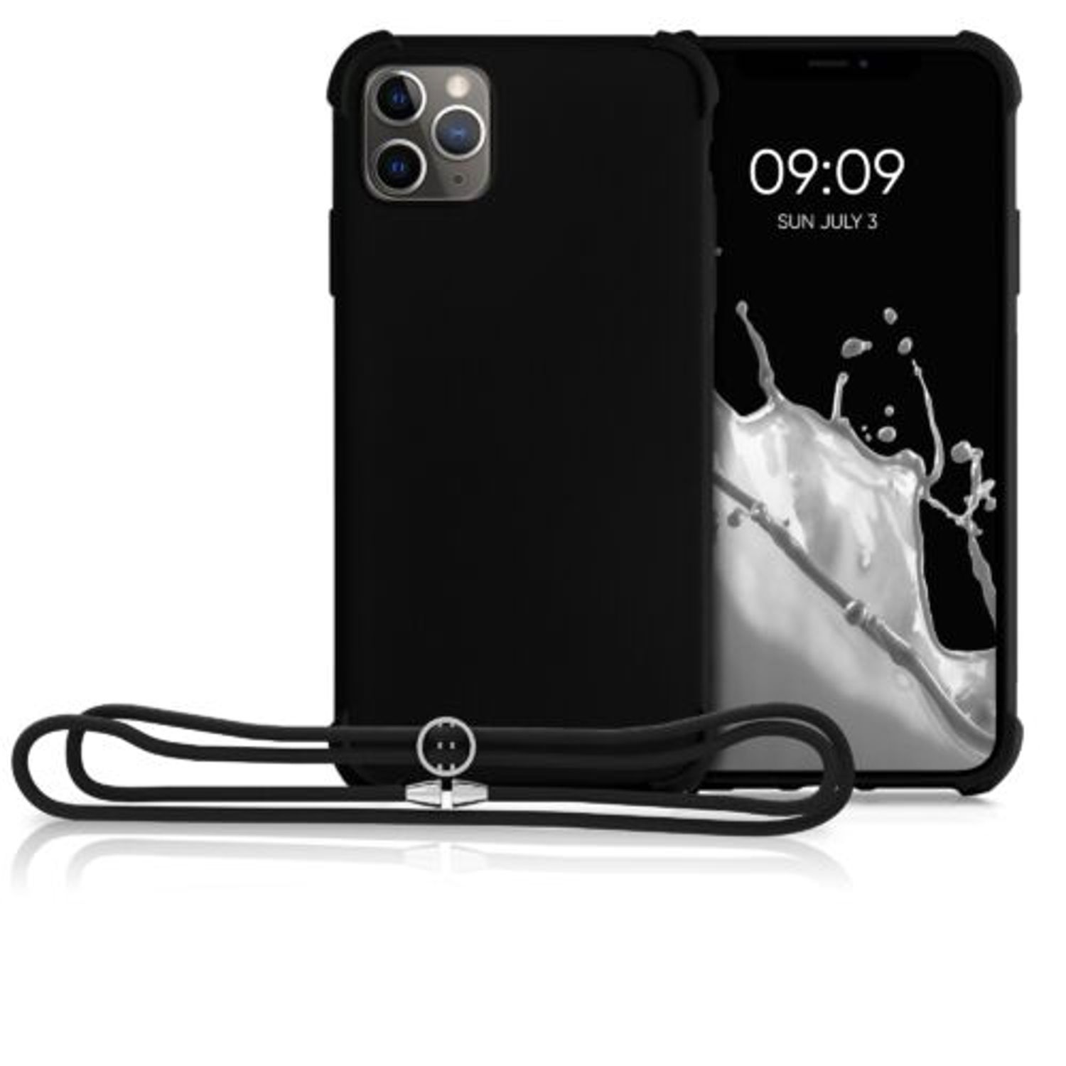 Husa pentru iPhone 11 Pro Max, Silicon, Negru, 55764.01 fotografia produsului View 8 L