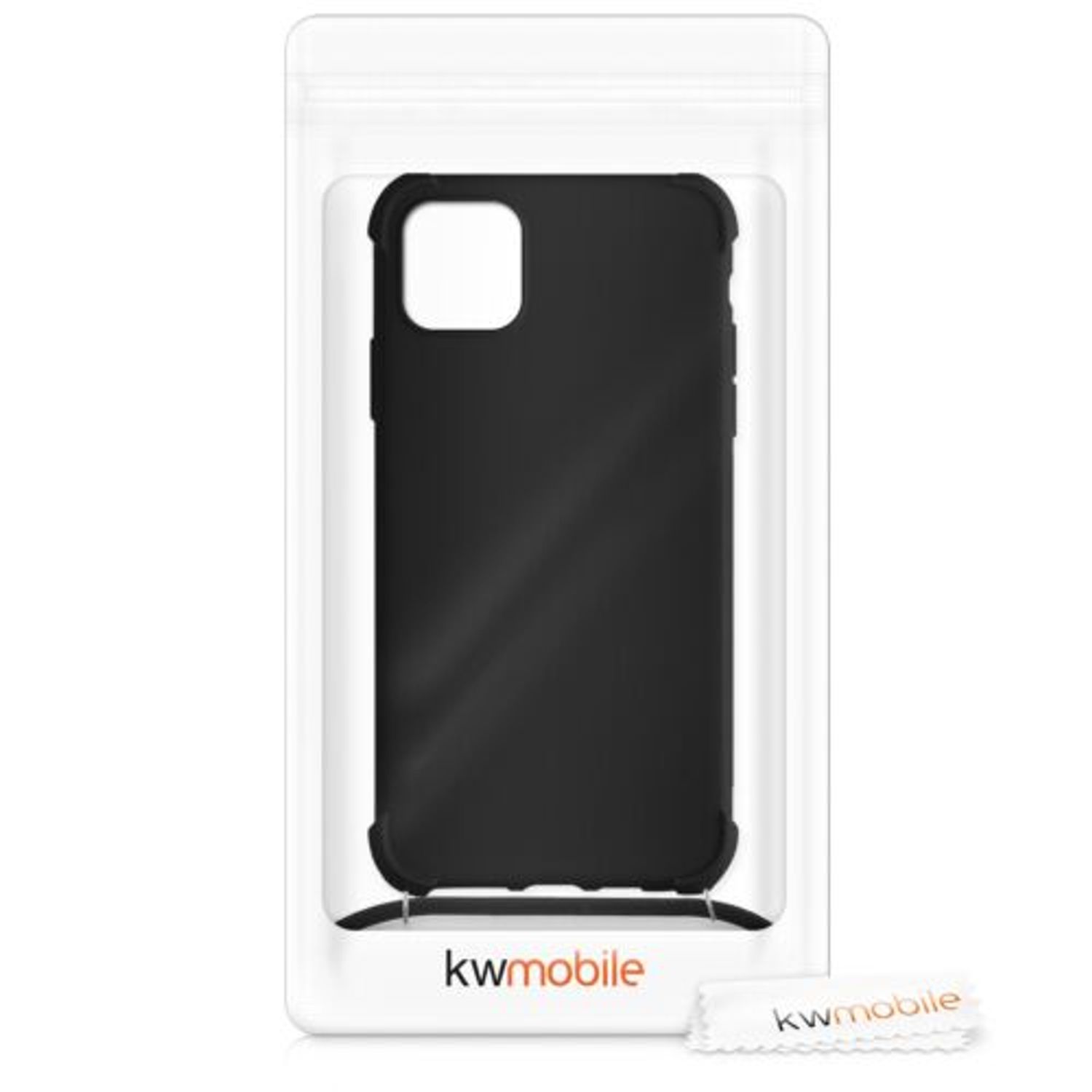 Husa pentru iPhone 11 Pro Max, Silicon, Negru, 55764.01 fotografia produsului View 7 L