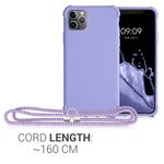 Husa pentru iPhone 11 Pro Max, Silicon, Mov, 55764.108 fotografia produsului View 4 S