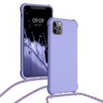Husa pentru iPhone 11 Pro Max, Silicon, Mov, 55764.108 fotografia produsului View 5 S