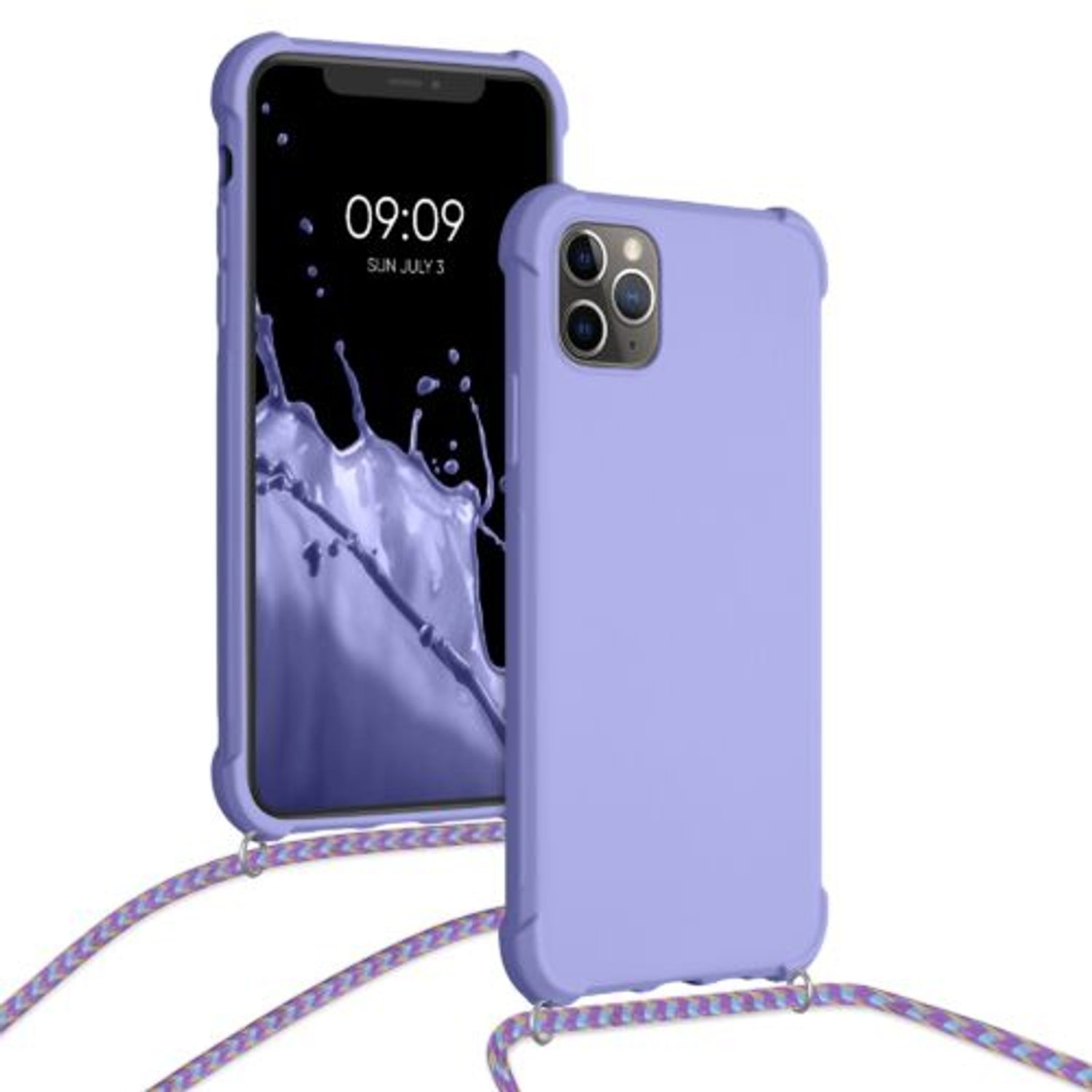 Husa pentru iPhone 11 Pro Max, Silicon, Mov, 55764.108 fotografia produsului View 5 L