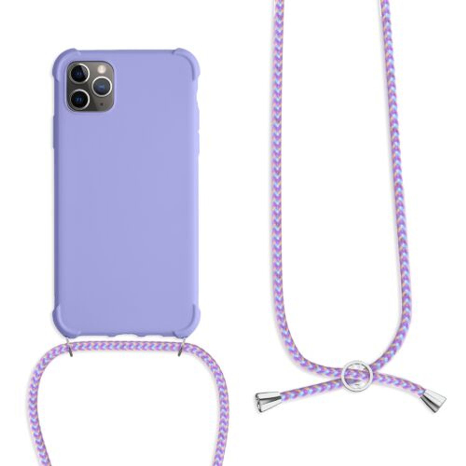Husa pentru iPhone 11 Pro Max, Silicon, Mov, 55764.108 fotografia produsului View 2 L