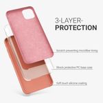 Husa pentru Apple iPhone 11 Pro Max, Silicon, Roz, 49725.215 fotografia produsului View 3 S