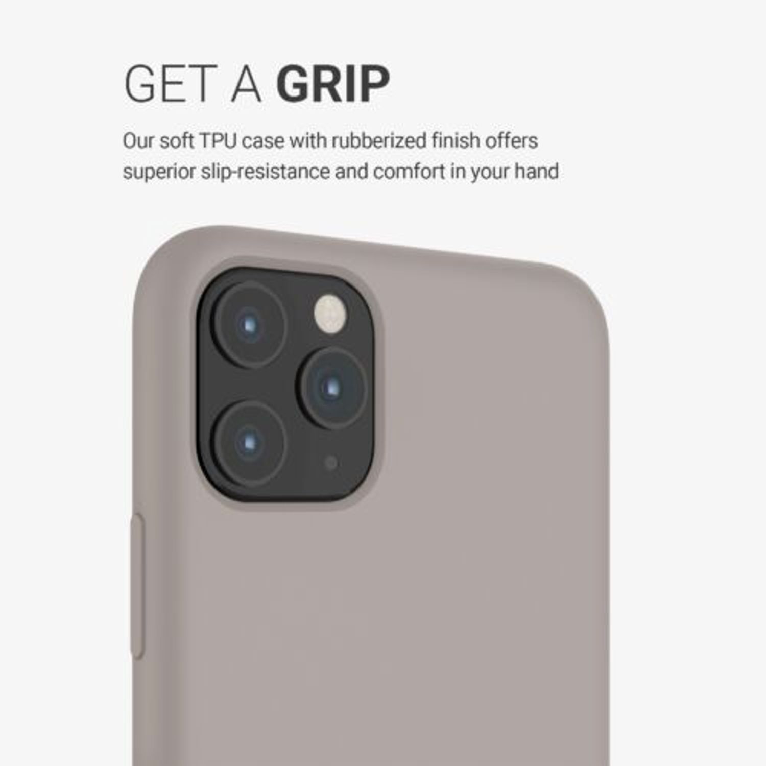 Husa pentru Apple iPhone 11 Pro Max, Silicon, Gri, 49725.43 fotografia produsului View 8 L
