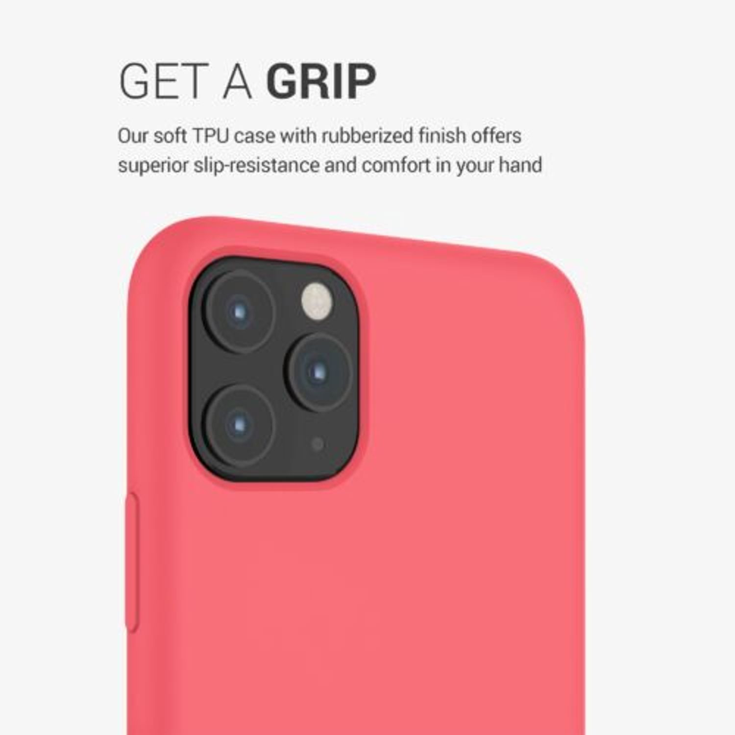 Husa pentru Apple iPhone 11 Pro Max, Silicon, Roz, 49725.219 fotografia produsului View 7 L