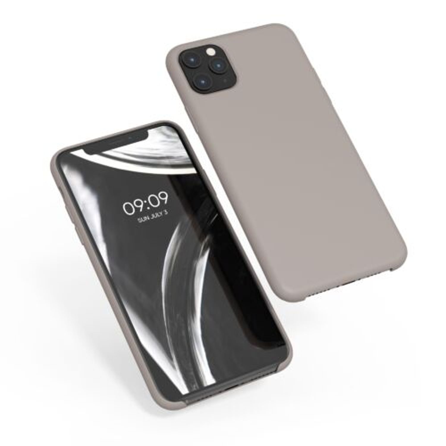 Husa pentru Apple iPhone 11 Pro Max, Silicon, Gri, 49725.43 fotografia produsului View 2 L