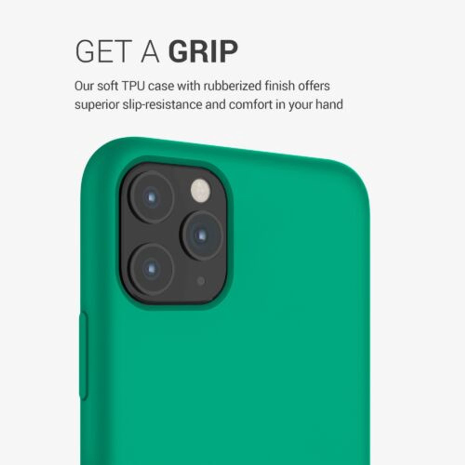 Husa pentru Apple iPhone 11 Pro Max, Silicon, Verde, 49725.142 fotografia produsului View 8 L