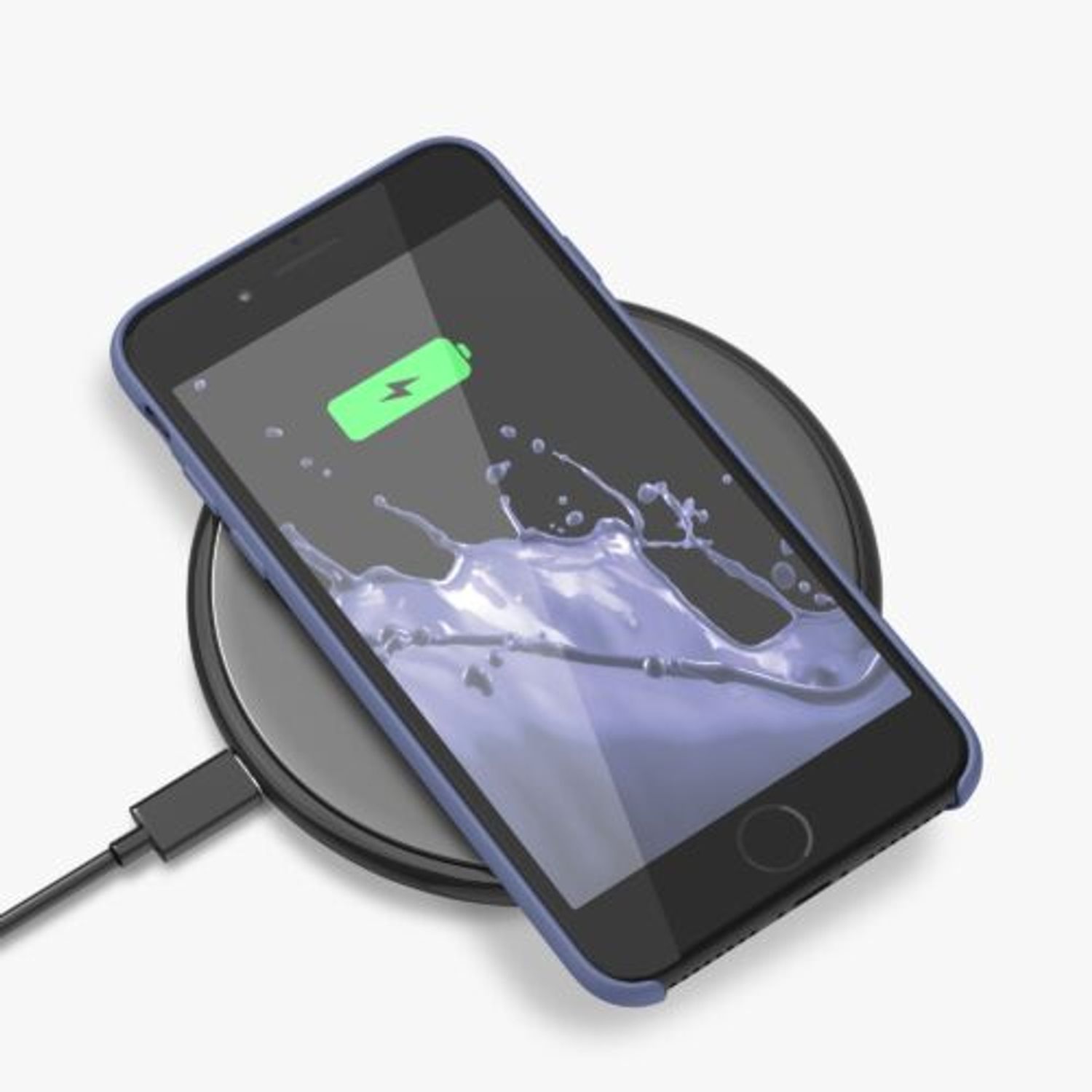 Husa pentru iPhone 8/iPhone 7/iPhone SE 2, Silicon, Albastru, 40225.168 fotografia produsului View 7 L