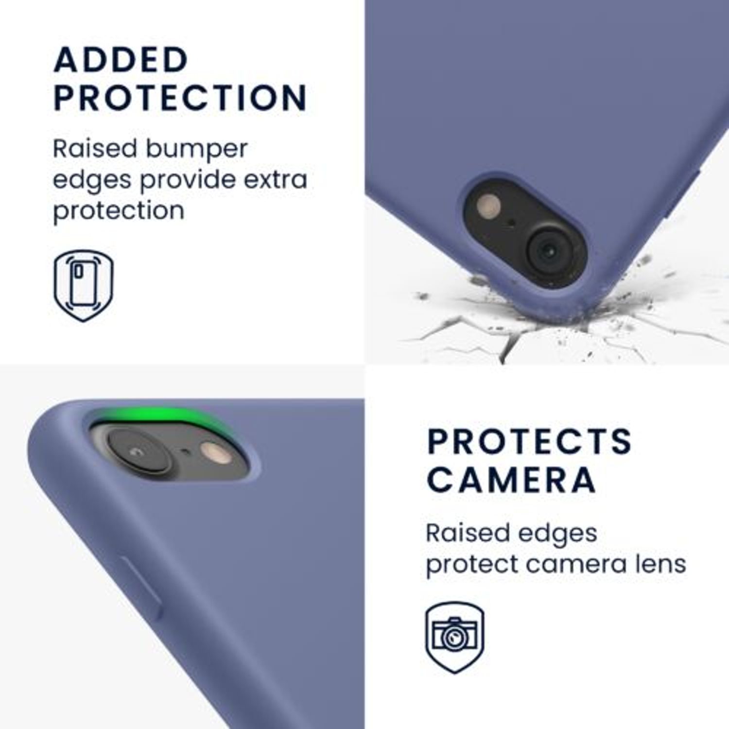 Husa pentru iPhone 8/iPhone 7/iPhone SE 2, Silicon, Albastru, 40225.168 fotografia produsului View 5 L