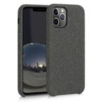 Husa pentru Apple iPhone 11 Pro Max, Textil, Gri, 49806.22 fotografia produsului
