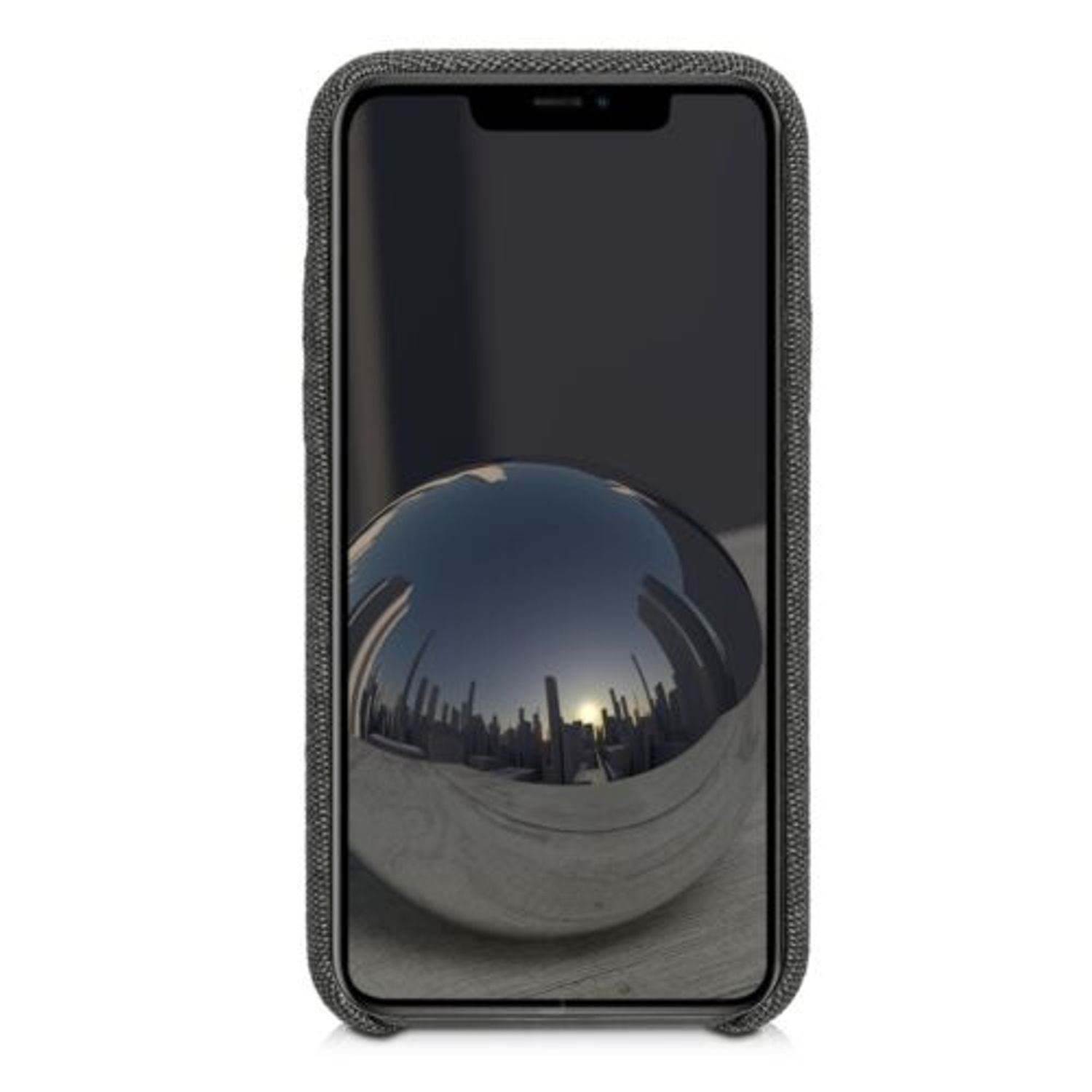 Husa pentru Apple iPhone 11 Pro Max, Textil, Gri, 49806.22 fotografia produsului View 6 L