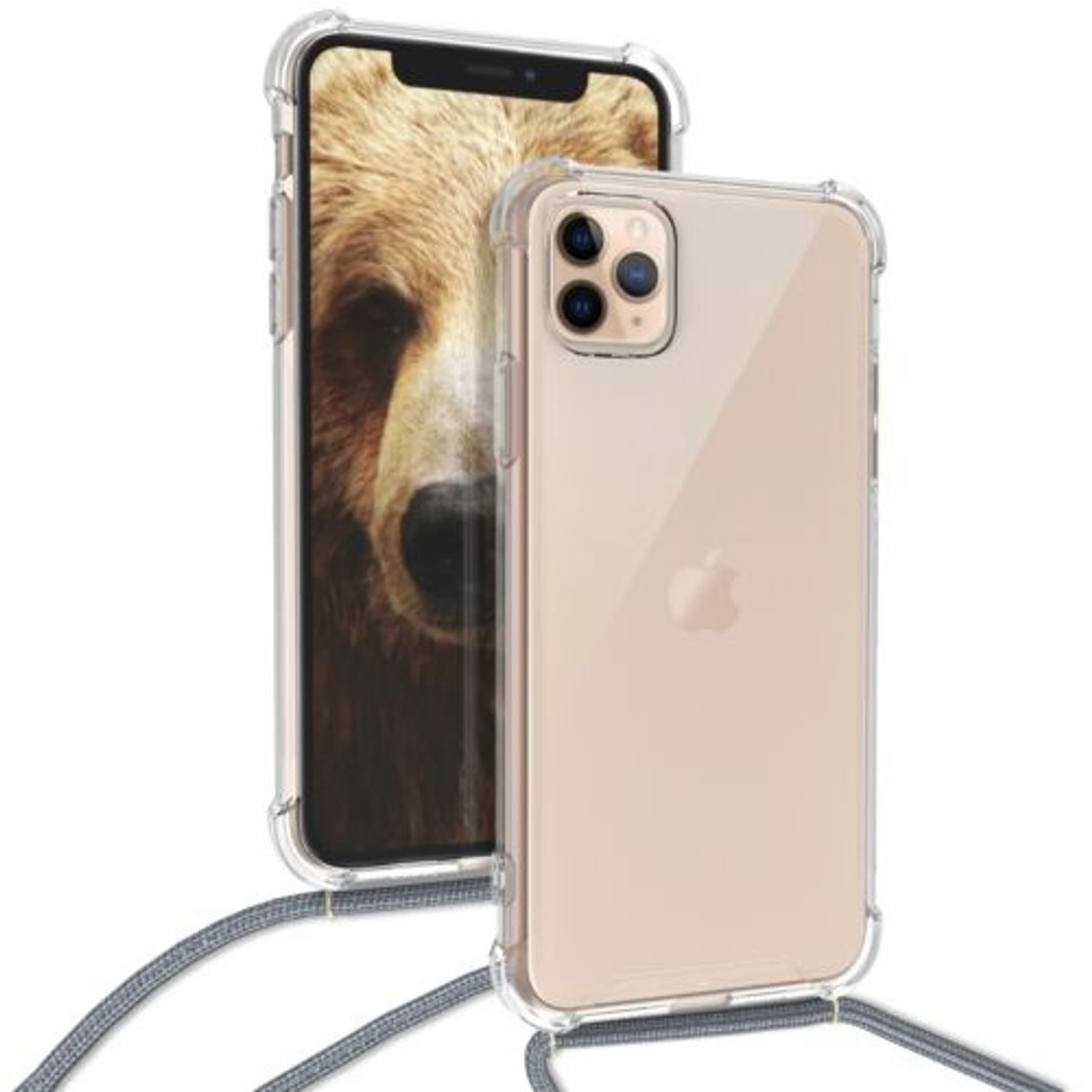 Husa pentru Apple iPhone 11 Pro Max, Silicon, Transparent, 49741.02 fotografia produsului View 4 L