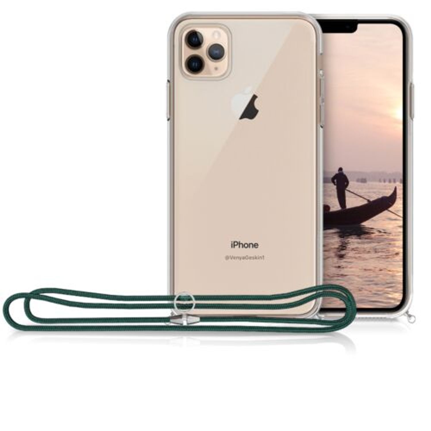 Husa pentru Apple iPhone 11 Pro Max, Silicon, Transparent, 49741.08 fotografia produsului View 8 L
