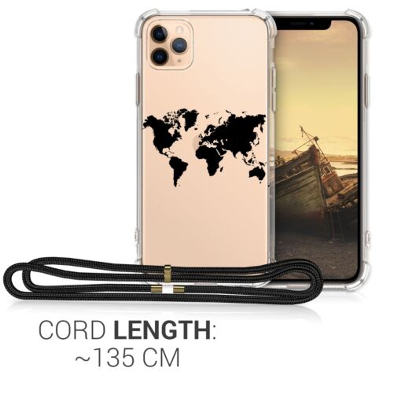 Husa pentru Apple iPhone 11 Pro Max, Silicon, Negru, 49745.01 fotografia produsului View 5 L