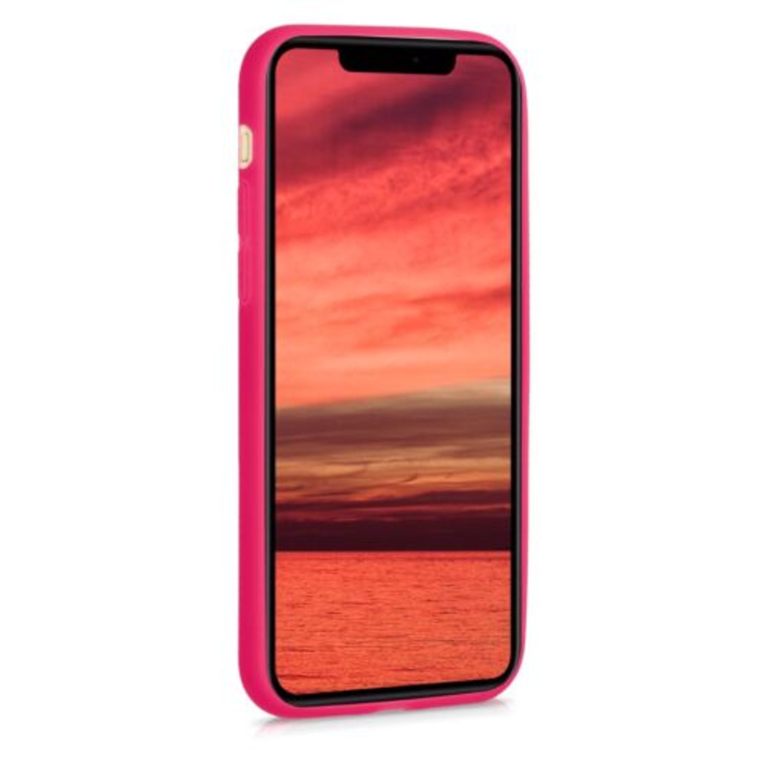 Husa pentru iPhone 11 Pro Max, Silicon, Roz, 49782.77 fotografia produsului View 3 L