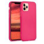 Husa pentru iPhone 11 Pro Max, Silicon, Roz, 49782.77 fotografia produsului