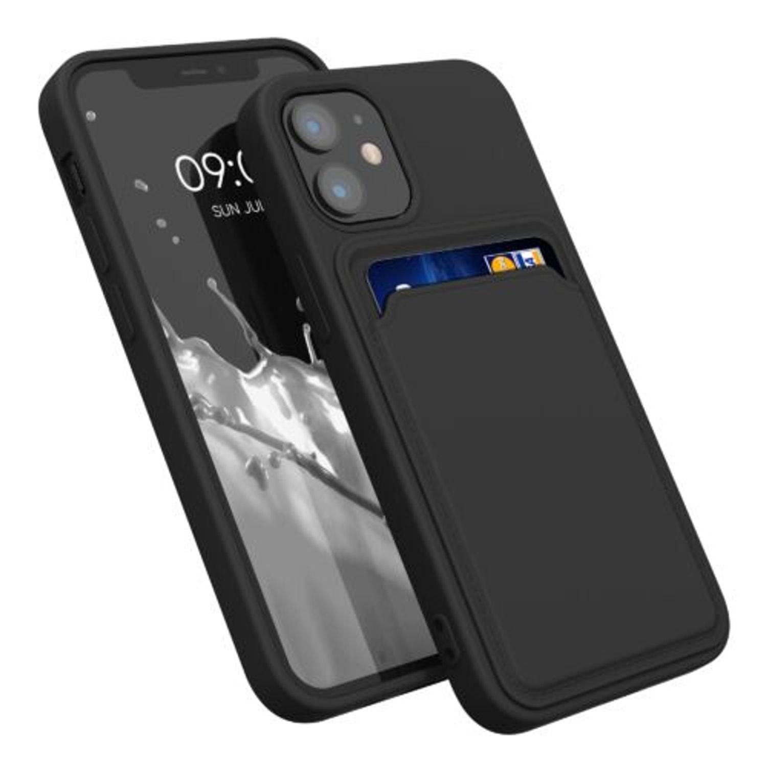 Husa pentru iPhone 12 Mini, Silicon, Negru, 55111.01 fotografia produsului View 6 L