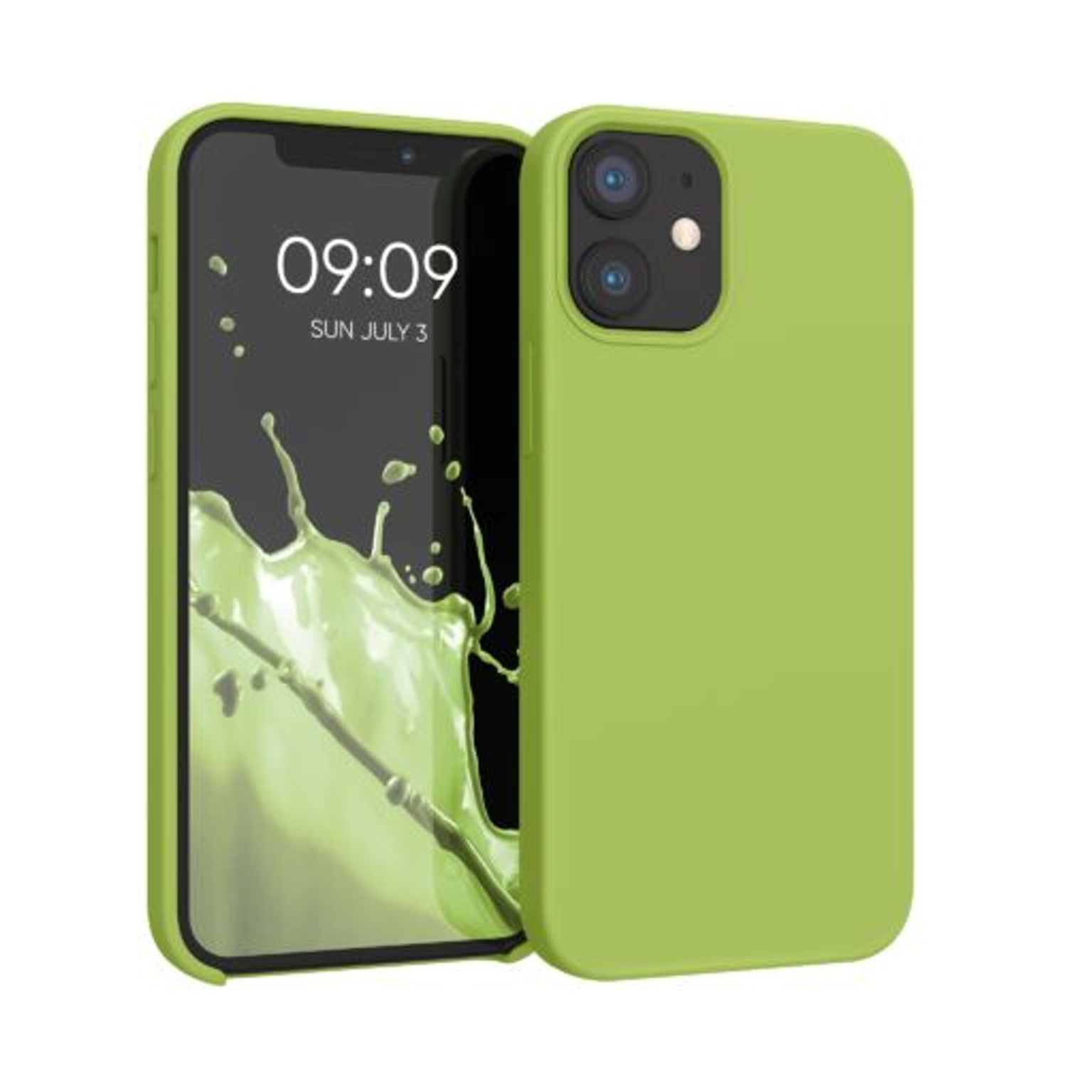 Husa pentru iPhone 12 Mini, Silicon, Verde, 52640.220 fotografia produsului