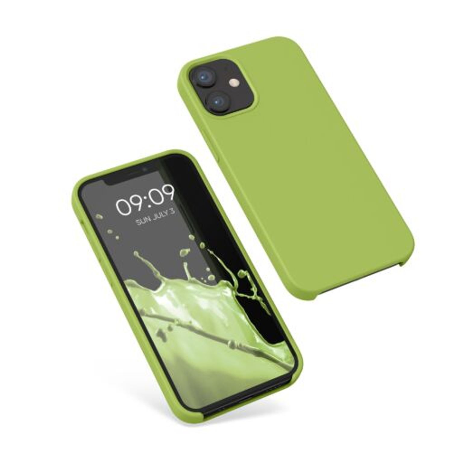Husa pentru iPhone 12 Mini, Silicon, Verde, 52640.220 fotografia produsului View 2 L