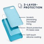Husa pentru iPhone 8/iPhone 7/iPhone SE 2, Silicon, Albastru, 40225.223 fotografia produsului View 3 S